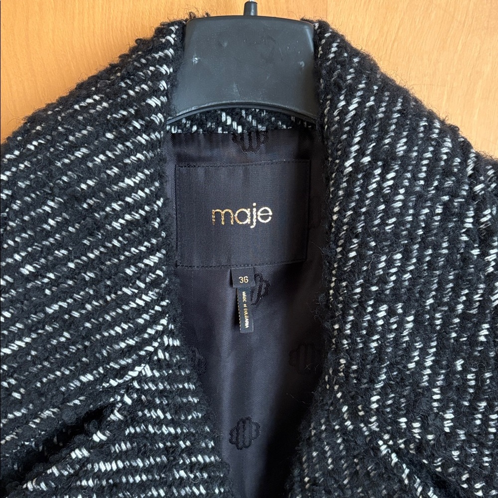 Maje Wool-blend Tweed Jacket - image 5